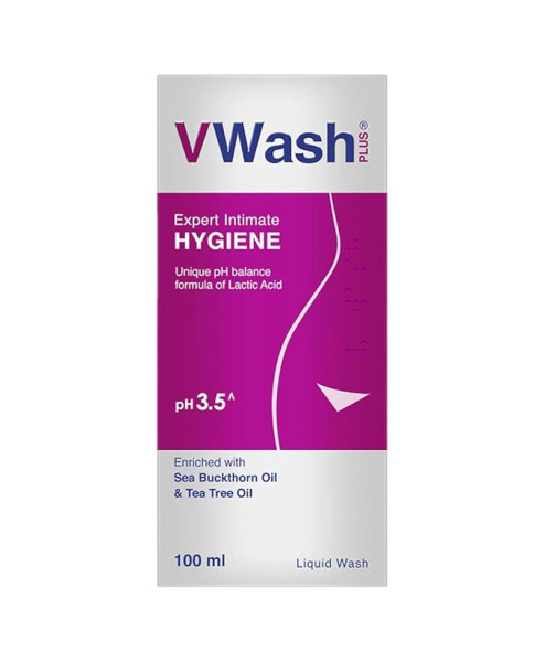 VWash Plus Expert Intimate Hygiene, 20ml, Hygiene Wash for Women, Vaginal Wash, Prevents Itching, Irritation & Dryness, Suitable For All Skin Types